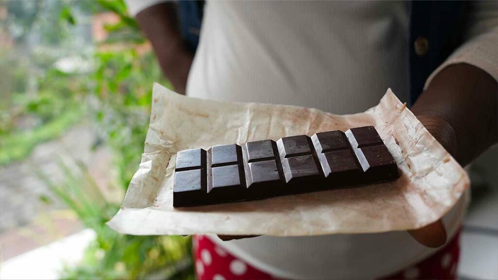 Emballage de chocolat sans plastique